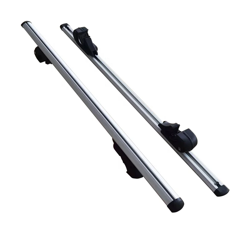 HOT SALE 125CM black  roof rack cross bar with lock  Universal Cargo Carrier Luggage Rack ABS Aluminum Bracket