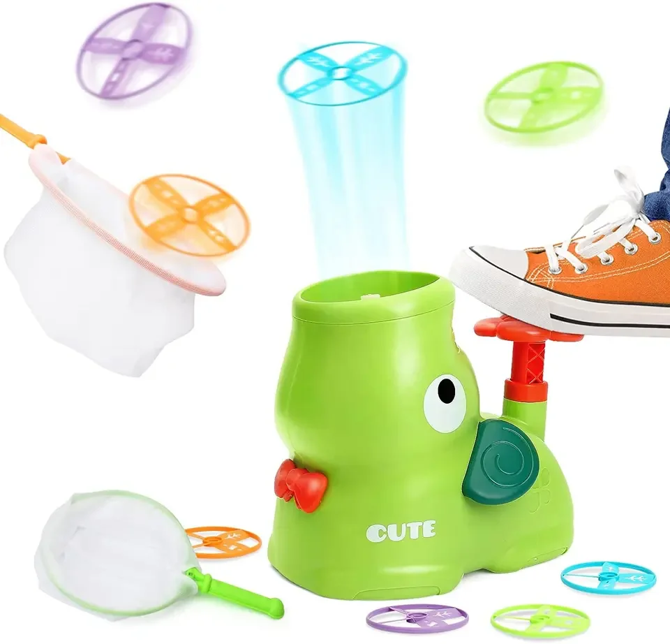 BB Custom Funny Flying Discs Launcher for Kids Outdoor Toys for Kids Ages 4-8 Flying Saucer Toys Games Outdoor Toy