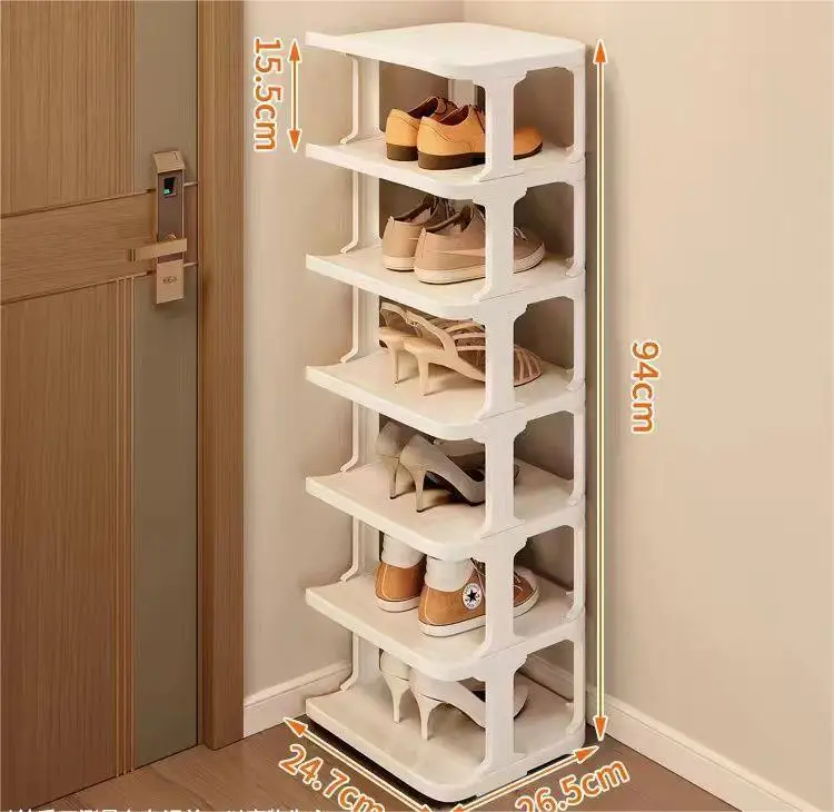 Wholesale Household Home Easy Use Living Room Plastic PP Stand Detachable Sneaker Shoes Storage Holder Rack