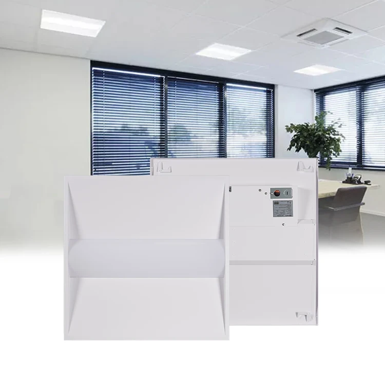 High Lumen School Hospital 2x2 2x4 24w 36w 42w 50w Led Recessed Panel Light Commercial Led Troffer