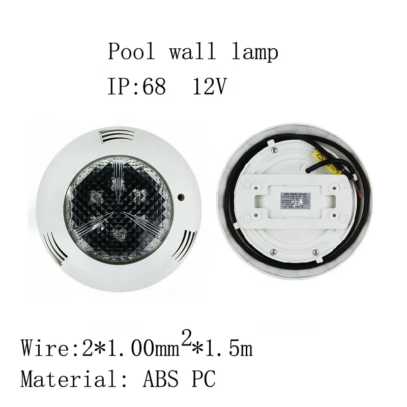 Ultrathin IP68 Wall Mounted 12V 36W Underwater Lamp led swimming pool lighting
