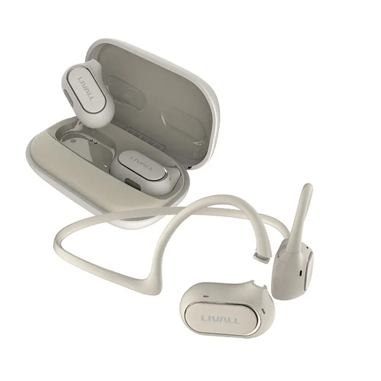 Shenzhen Headphone Magnetic Stereo Earbuds Bass Wireless Headphones Headset TWS Bone Conduction Sport LED Bluetooth LS2 FM Round