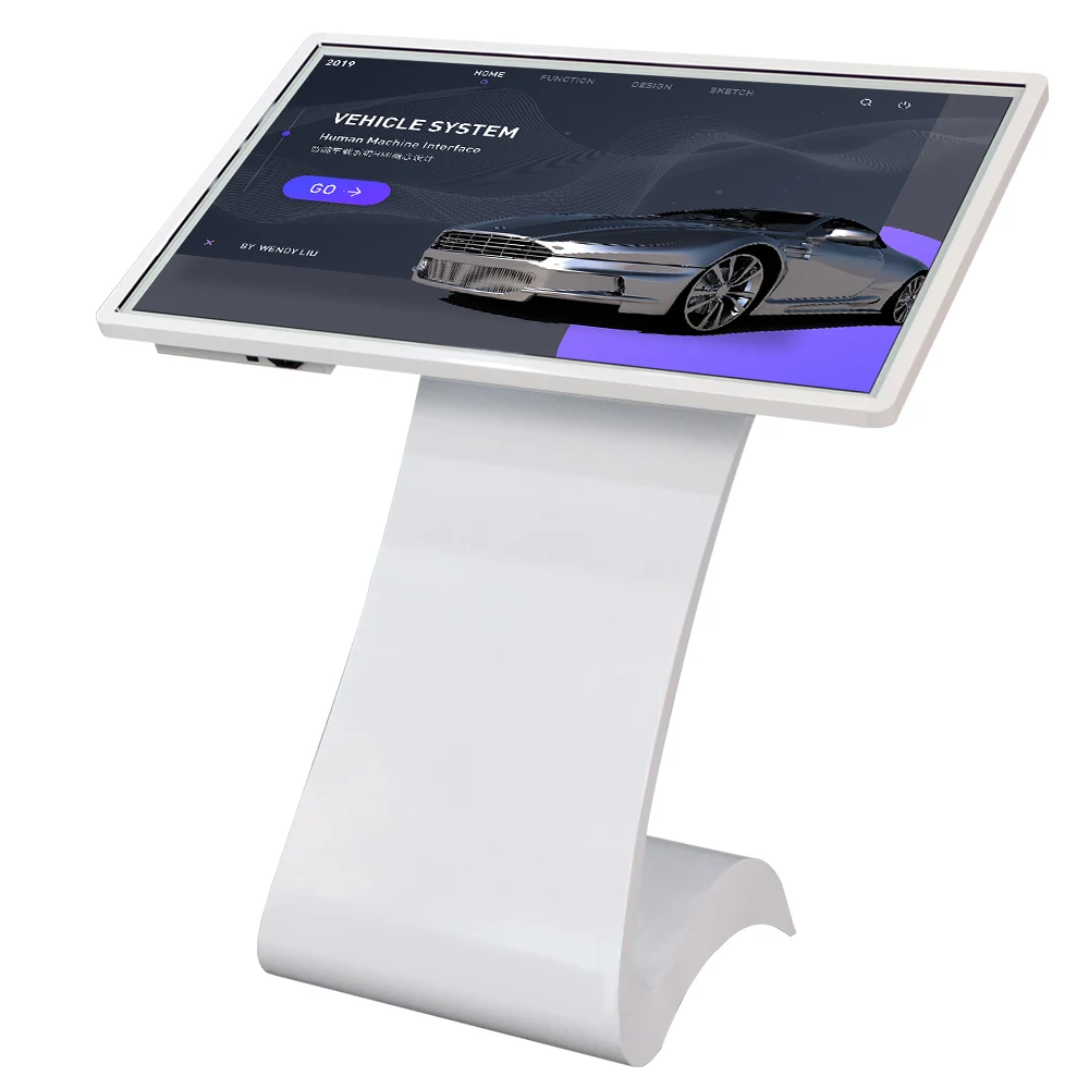 All In One Computer Interactive Information Lcd Advertising Player Digital Kiosk Touch Screen Kiosk For Shopping Mall