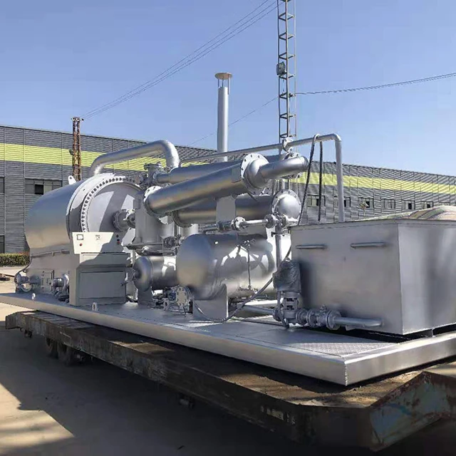 Small Scale Mini Waste Plastic Pyrolysis Plant With Skid Mounted