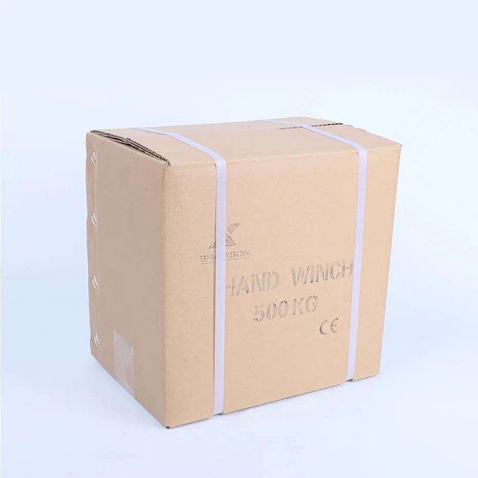 SHAWSON worm gear high quality hand winch XS-A mini portable lifting hand winch small boat trailer hand winch