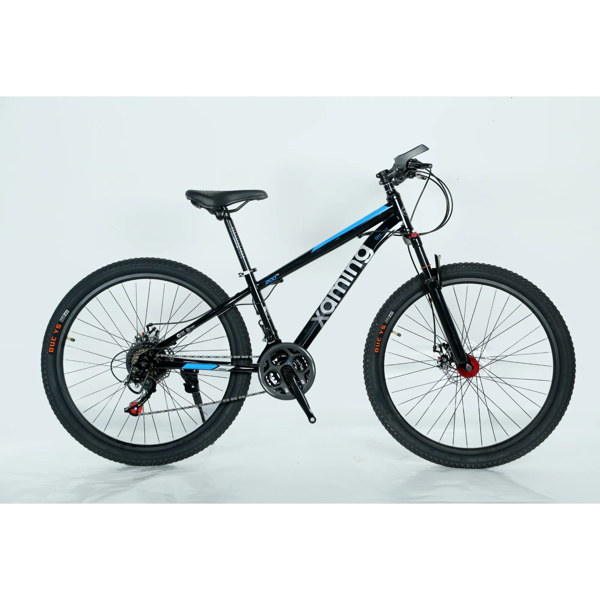 adult mountain bike 21 speed shock absorbing fork multicolor optional unisex universal sports bicycles