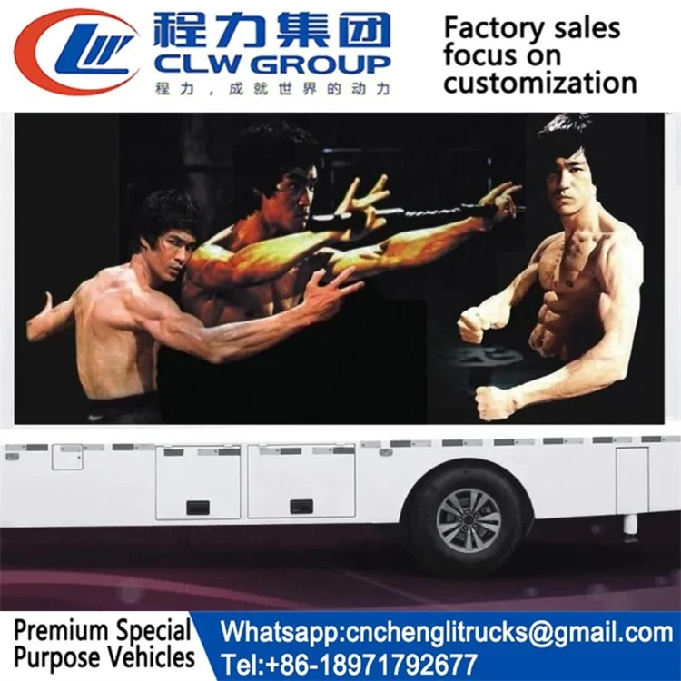 P16 Mobile Advertising Truck Exterior LED Display Led screen mobile advertising trucks for sale