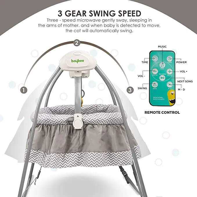 Wholesale  nweborn multifunction  baby sleeping comfortablebassinet music Baby Cot swing Bed crib electric baby cradle