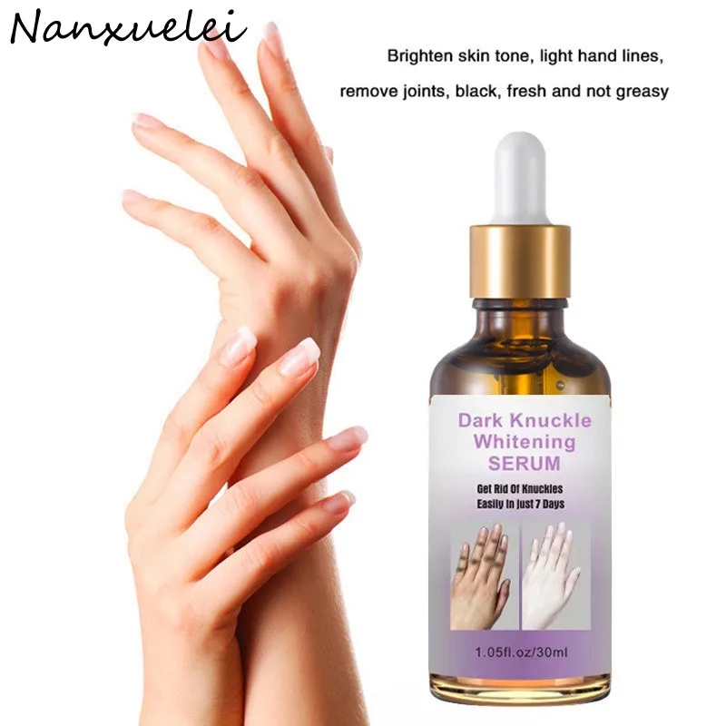 Private Label Dark Knuckles Fast Whitening Serum Pigmentation Corrector Hand Knuckle Elbows Knee Stains Remover Whitening Serum