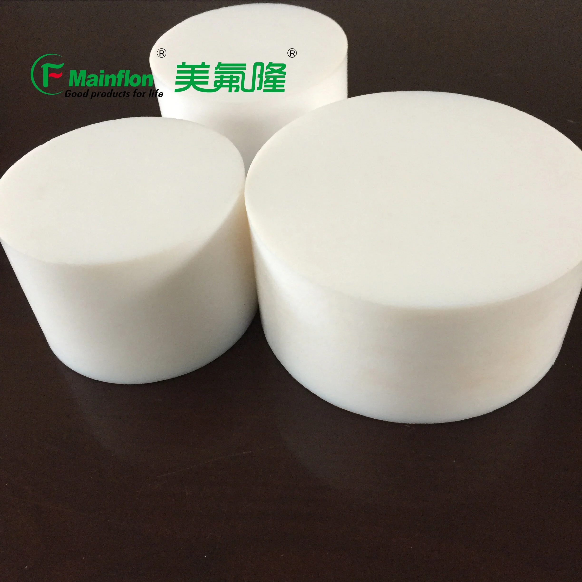 100% девственный литой стержень из ПТФЭ, штамповочный стержень из ПТФЭ