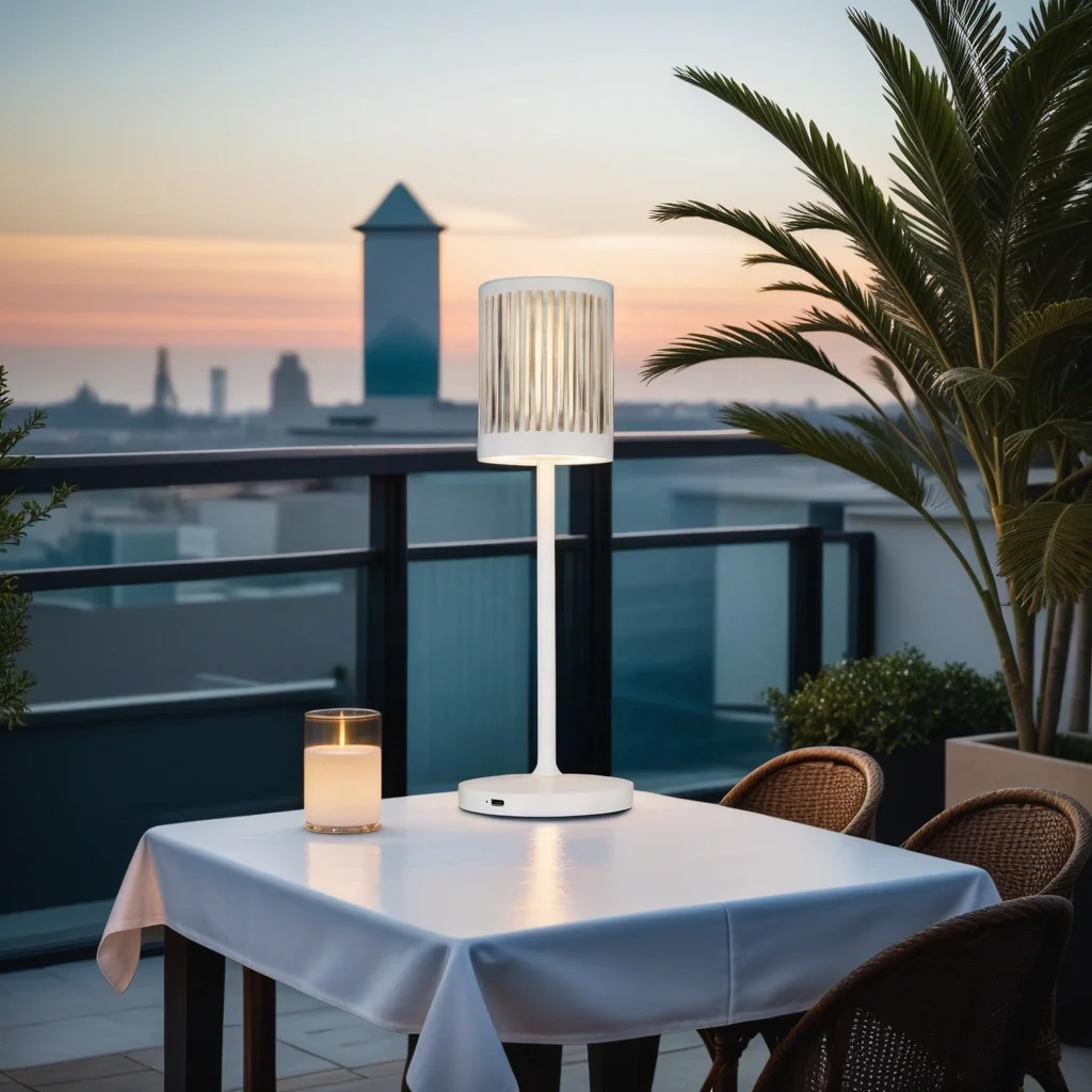 IP54 Waterproof warm touch control dimmable bedside night light garden terrace decorative led table lamp