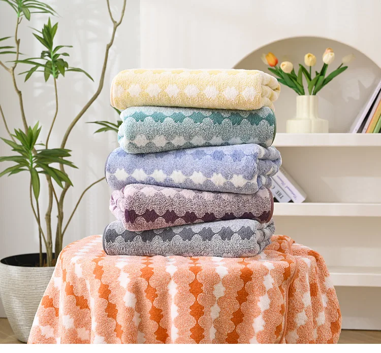 High Quality Absorbent Breathable Strong Water Absorbent Coral Fleece Soft Face Towel For Adult