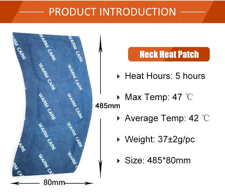  Factory Direct Self Heating Neck Cervical Pain Relief Heat Pack