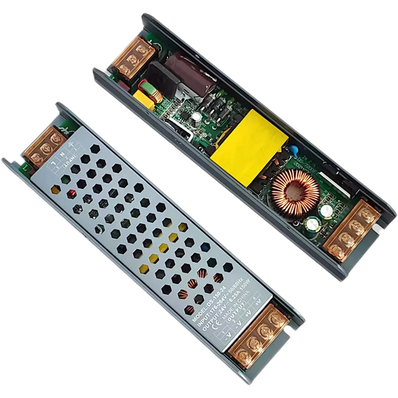 Светодиодный драйвер dc 12v 24v 60W 5a SMPS 100W 8.3a источник питания 200w Драйвер для светодиодных лент 300w переключатель питания