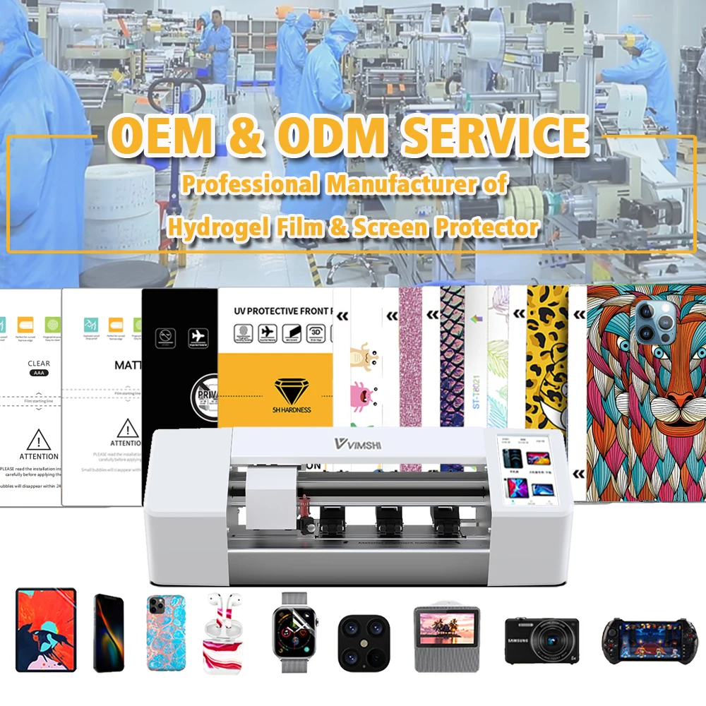 Vimshi Support OEM Glass Micas Hidrogel Pelicula Para Celular Hydrogel Portable Cutting Machine Phone Film Sheets For Cell Phone