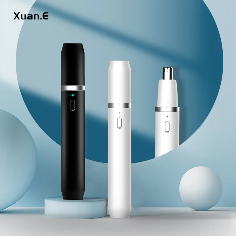 Рекламные подарки, портативный одноразовый мужской электрический триммер для волос в носу и ушах из нержавеющей стали