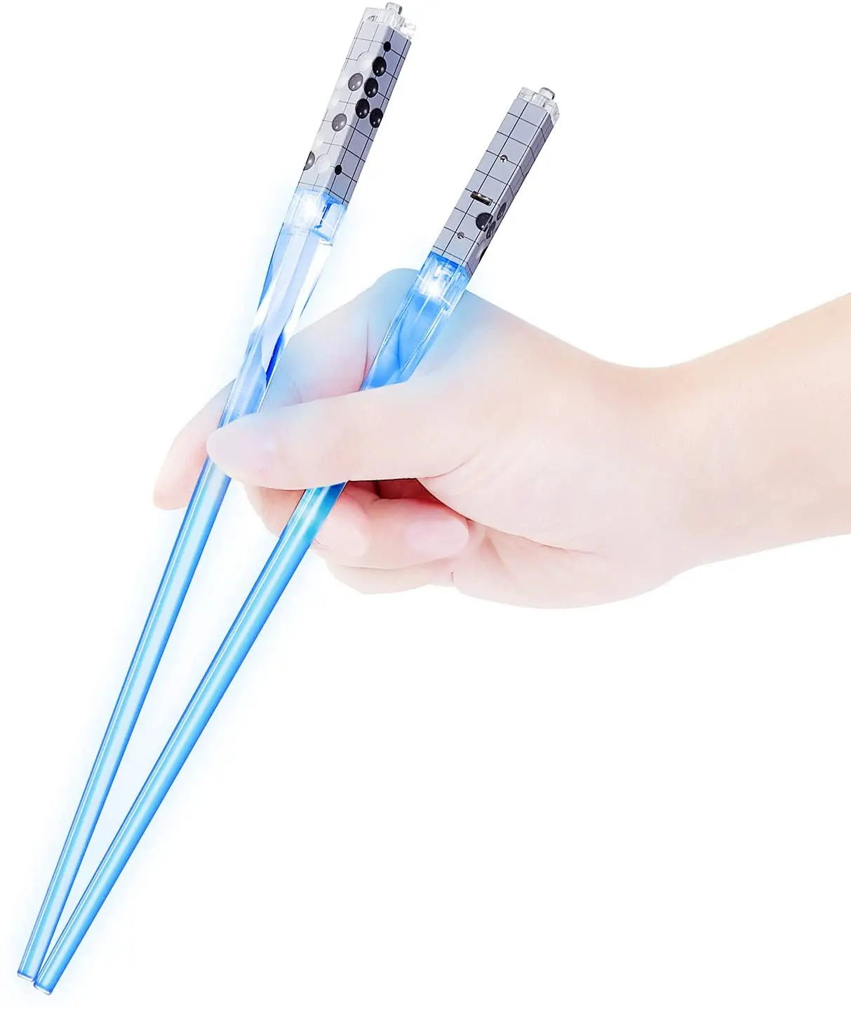Funny ABS star war1 led light up light saber lightsaber chopsticks for fun