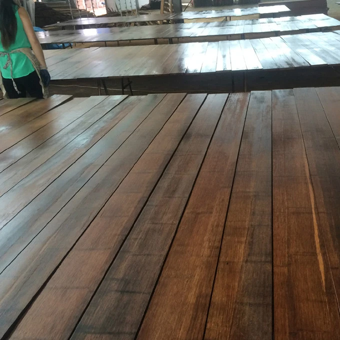 Exterior Strand Woven Bamboo Flooring Outdoor Bamboo Panel Decking