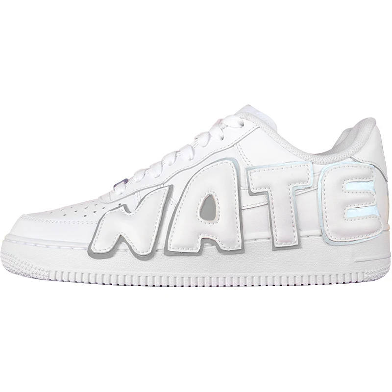 2021 new Wholesale Custom Air Brand Fashion White Force 1 Rubber PU Sole Sneakers Men Shoes