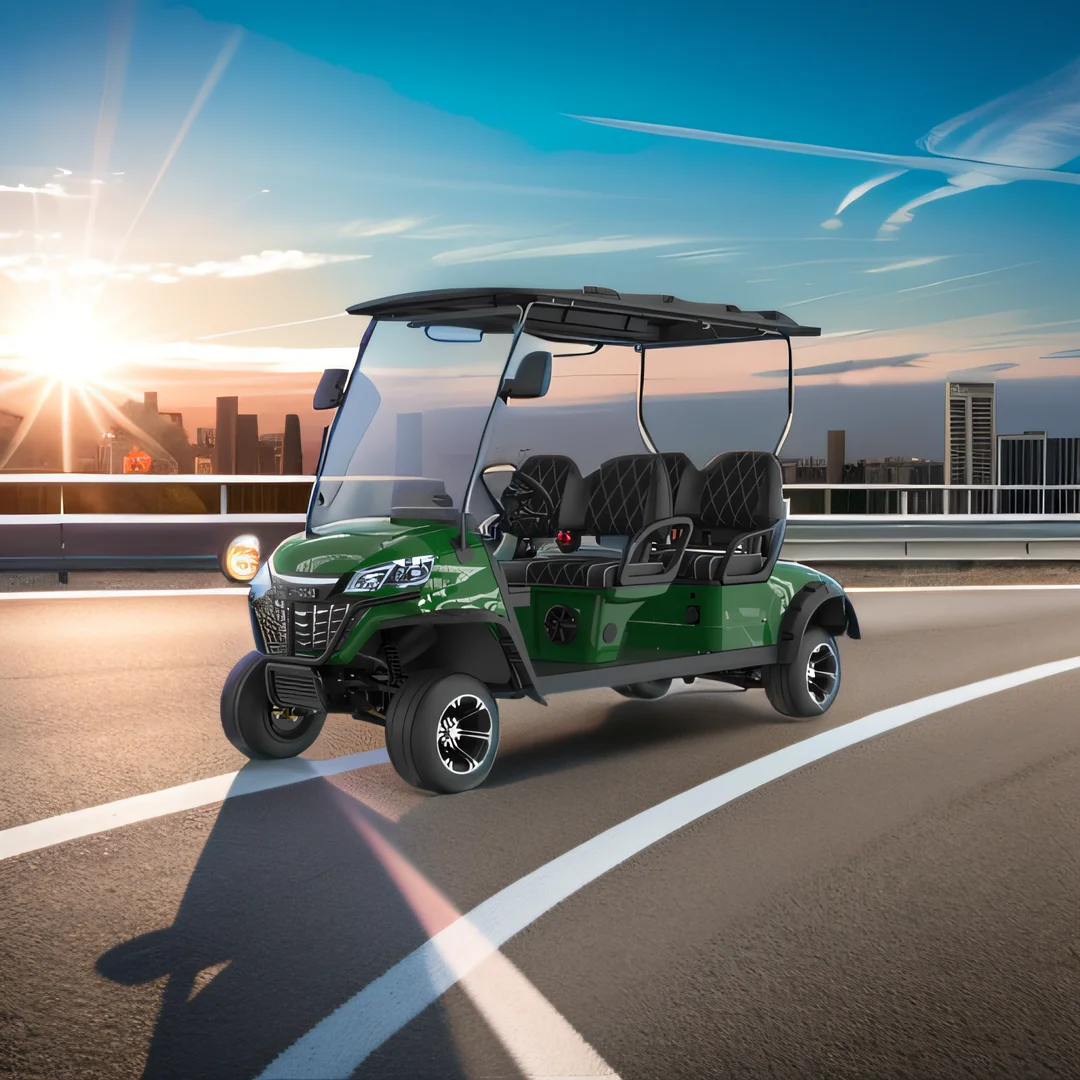 Golf Course New Design 4 Seater Electric Golf Cart Low Speed Buggy For Park And Resort Electric Golf Cart