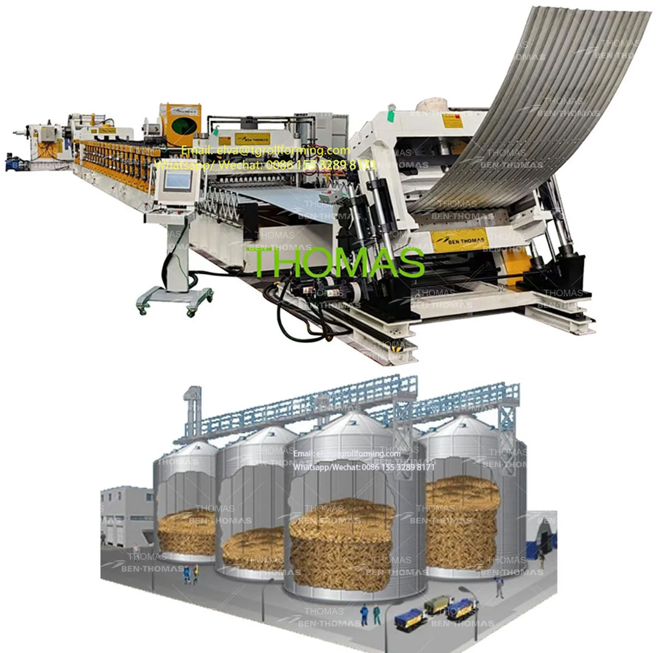 2021 Most Popular Less Expensive Grain Silo machine For Grain Use In silo storage Farms bin Machine
