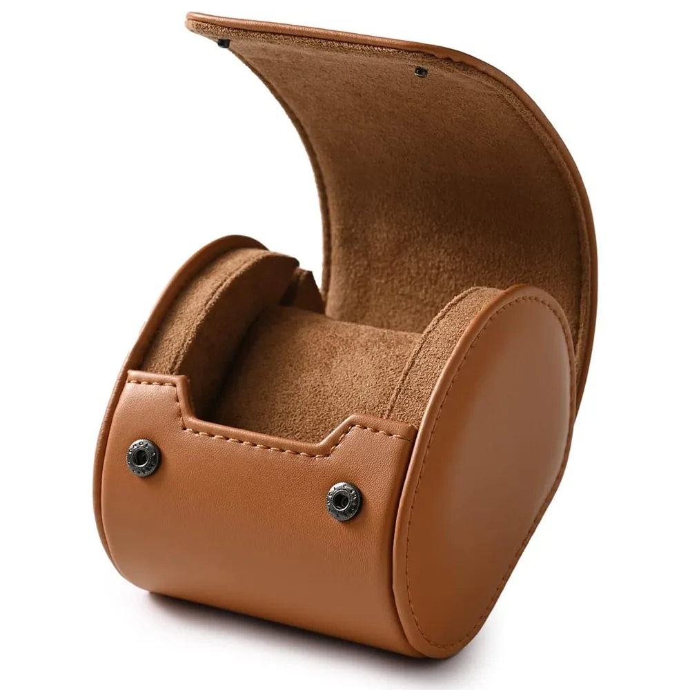 Watch Box PU Leather Watch Roll  Box for Mens Watch Travel   Storage Case Gifts