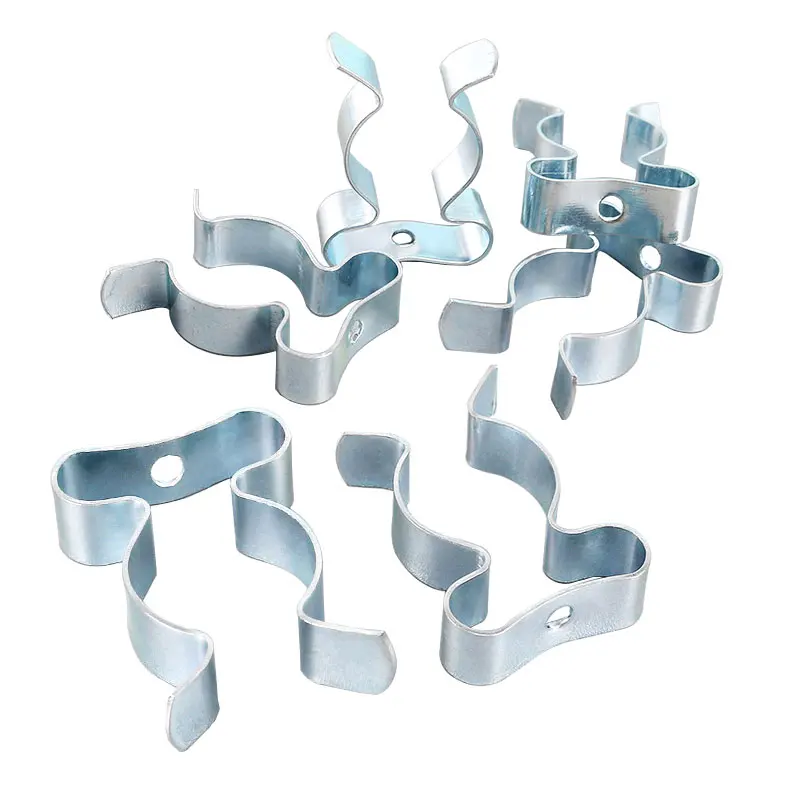 OEM Customized Sheet Metal Stamping Hardware Stainless Steel Chrome Plated Spring Steel Clip For Fastening