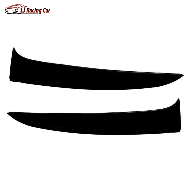 Glossy Black Window Rear Spoiler Side Wing Splitter Trim Cover For Kia Sportage R 2011 2012 2013 2014 2015