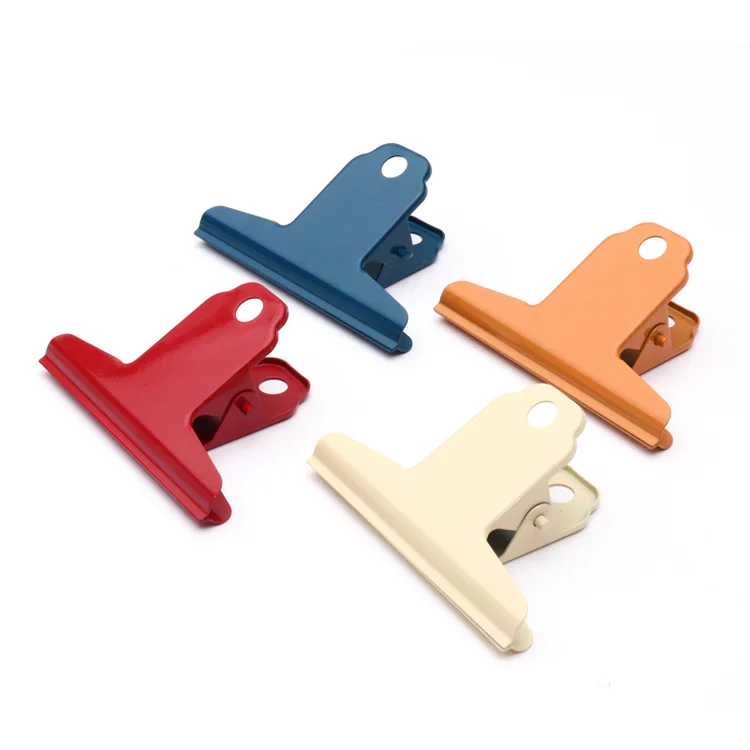 Yamagata Note Ticket Holder Financial Paper Clamp Metal Bill Clips Office and School Supplies Medium