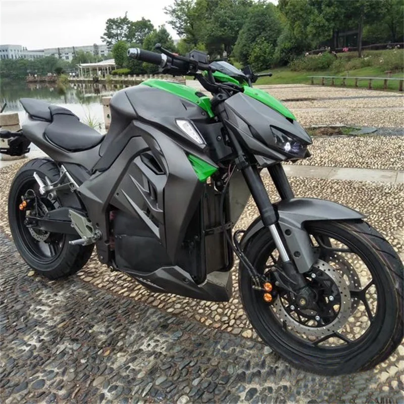 20000w power 72v 120ah lithium battery black color electric motorcycle for Canada
