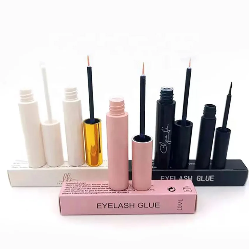 Private Label Vegan Lash Glue Latex Free Lash Strip Adhesive Natural Eyelash Glue custom logo