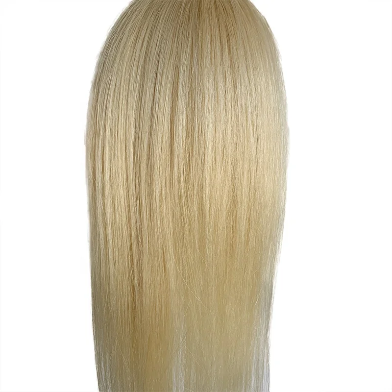 
100% russian double drawn silky straight remy human full cuticle aligned weft hair extensions 