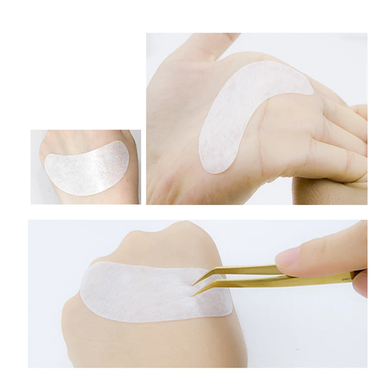 Disposable Lint Free Eyepad For Eyelash Extension rose eye pads Under Eye Pads eye patches