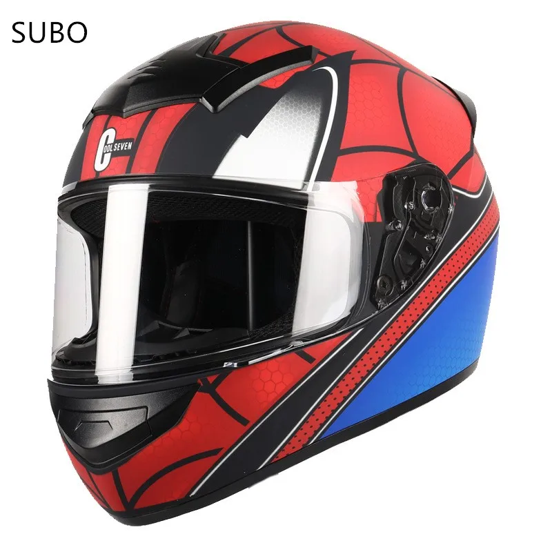 SUBO 2022 Hot sale cheap multicolor full face New style stylish ebike motorcycle safety helmet