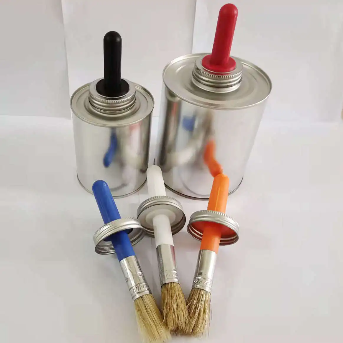 Factory Price 60 118 237 473 947ML Metal Round Tinplate Empty Tin Can With Screw Top Lid For Glue Packaging