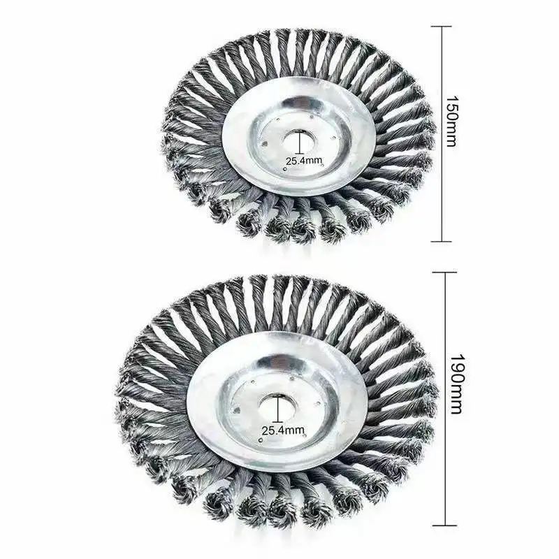 6 Inch Weed Removal  Parts Brush Set patio weed brush