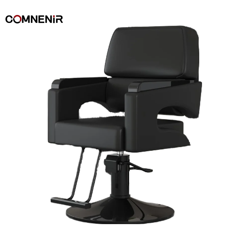 Factory wholesale luxury barber chair hair salon special lift can be put down hair chair net red hair salon stool cutting chair