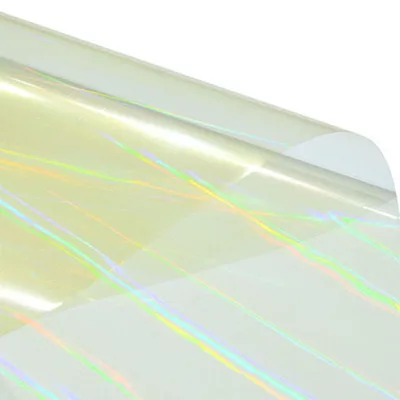 Iridescent Film Cellophane Flower Wrapping Paper Rainbow Waterproof Plastic Wrap for Birthday Christmas Gifts Flowers