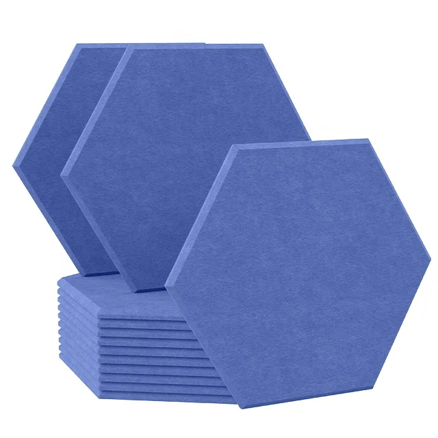 Polyester Fiber Sound Proof Colorful Acoustic Panel PET Fire Retardant Acoustic Board For Studio