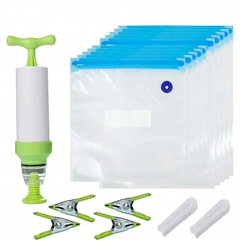 BPA Free Food Saver Sous Vide Bags 4 Pack Cube Vacuum Storage Bags Set