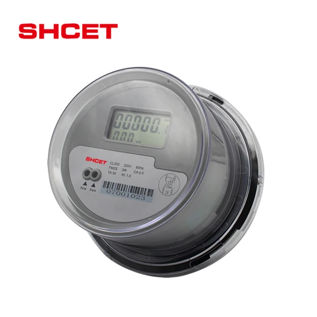 Direct Manufacturer 3 phase digital fstn energy meter reading kwh energy meter lcd display software price from SHCET