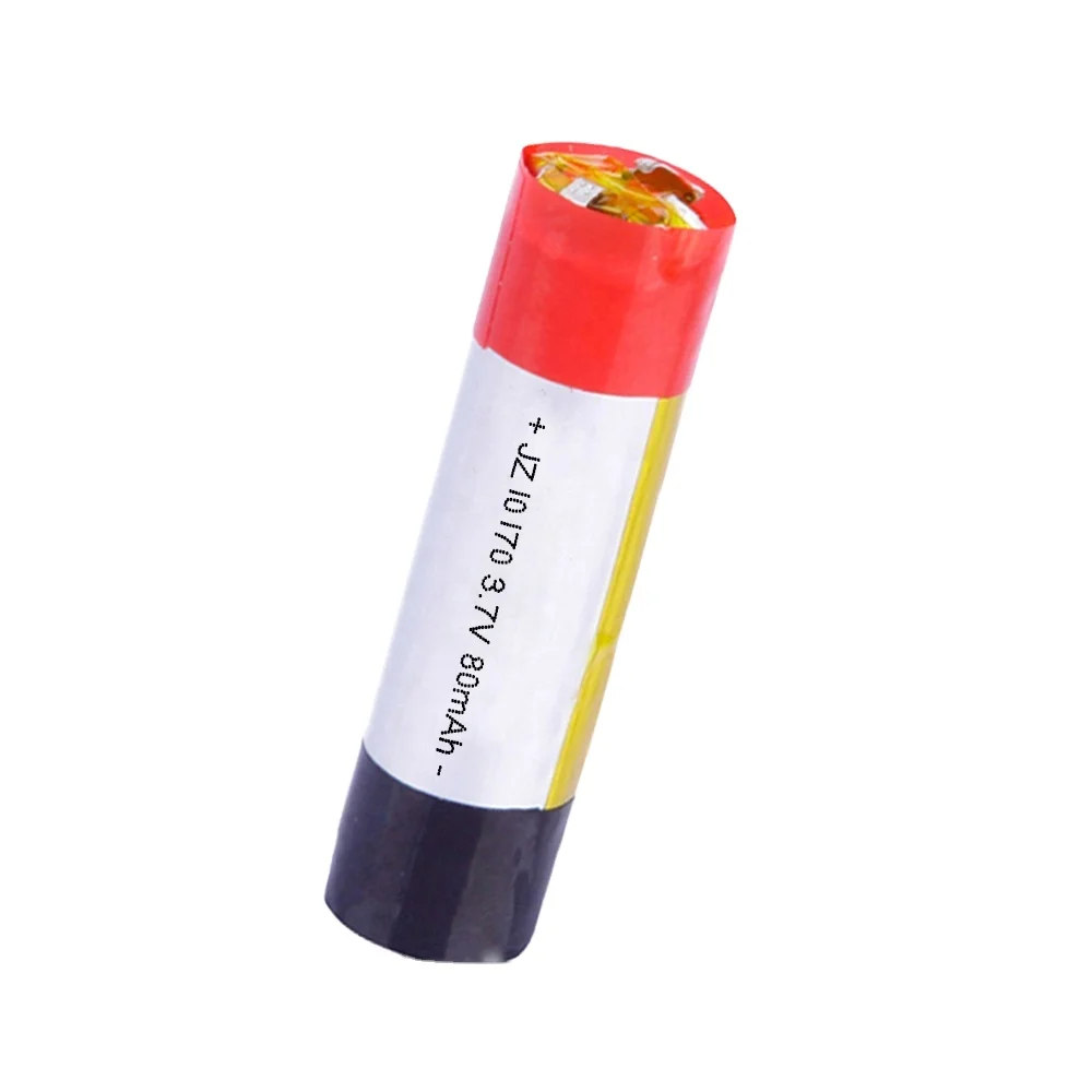 10180 10170 3 7 v 80mah цилиндрическая литий-полимерная батарея
