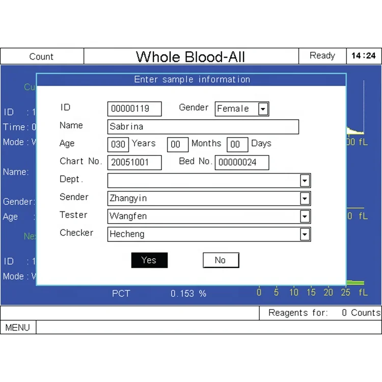 
Fully automatic hematology analyzer mindray hematology analyzer price-ZK-MR-BC2800 