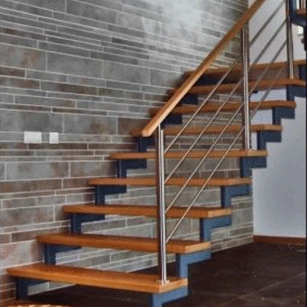 Customized Interior Stair Villa Decoration Elegant Fancy Wrought Aluminum Railing Stair from China