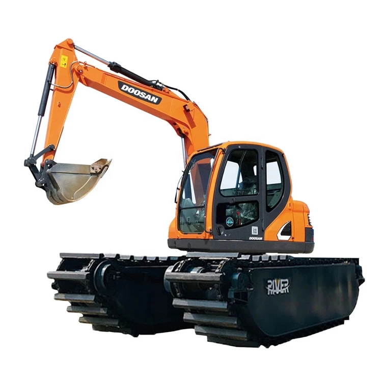 Amphibious Excavators with Pontoon 21ton with Cheap Price Ekskavator Amfibi dengan Pontoon 21ton dengan Harga Murah