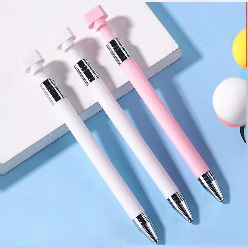 Popular Refillable Gem Crystal Picker Pink White Rotary Nail Wax Pencil For Rhinestones