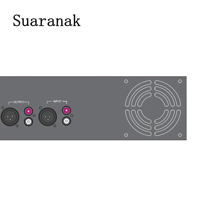 PA-450P Professional Public Address Power Amplifier System 450 Watt AC 70V 100V Support DC24V battery-powerd work for Market