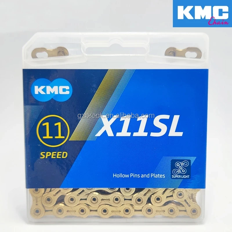 Цепь велосипедная KMC X11SL 118 л оригинальная цепь для горного и шоссейного велосипеда