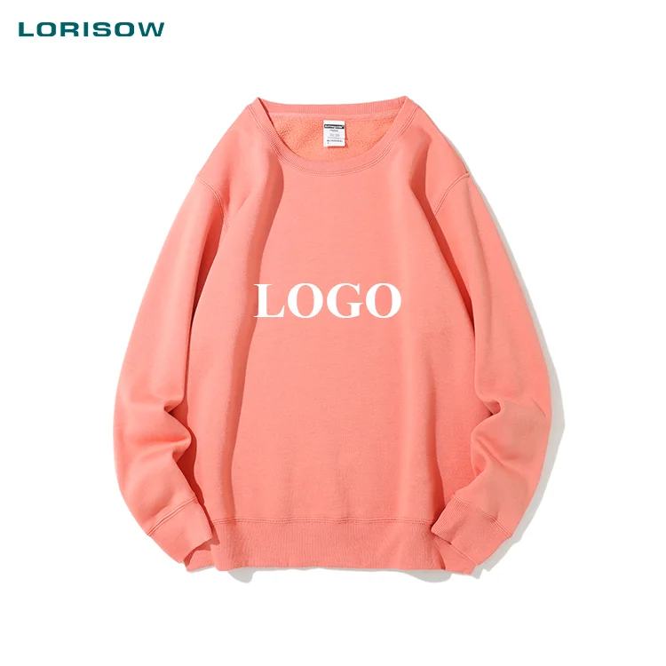 LORISOW 2021 New winter wholesale sport crewneck sweatshirt Casual womens sweatshirt custom logo