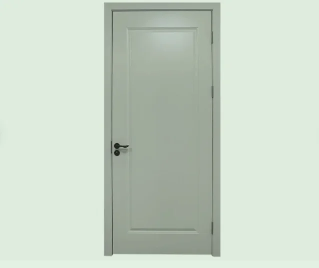 MDF Melamine Factory Direct Classic Minimalist Flat Panel Interior Doors for Bedrooms, Hotels, Apartments